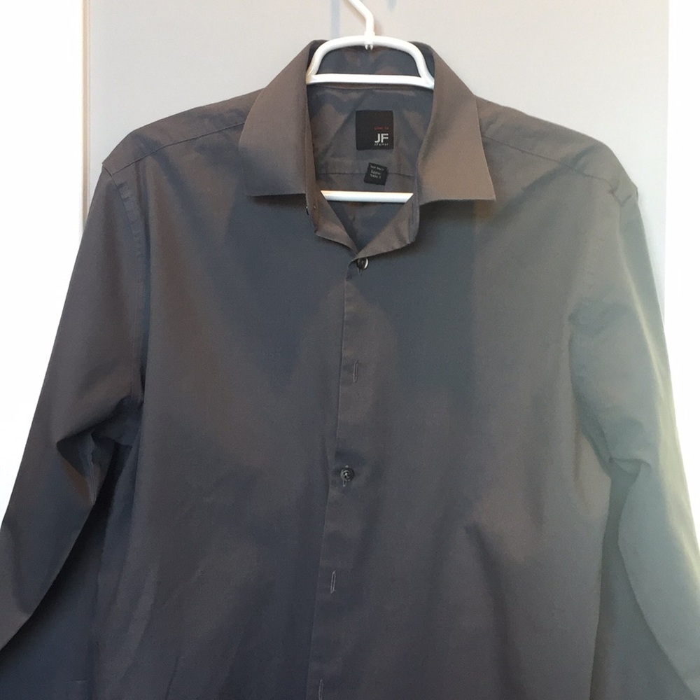 J. Ferraro grey dress shirt